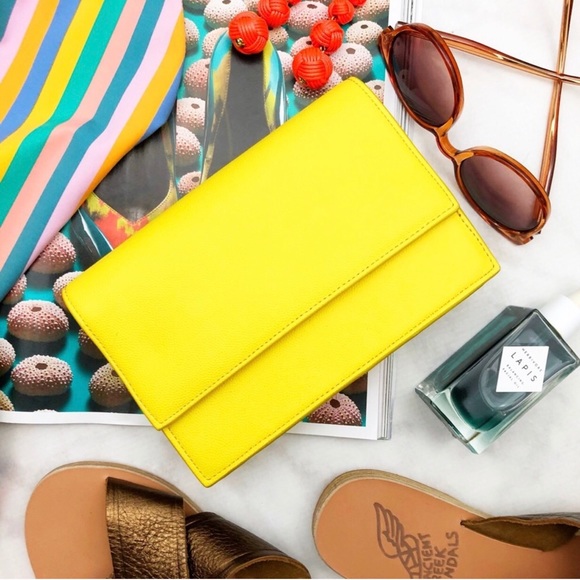 J. Crew Handbags - J Crew - Bright Yellow Mini 💛Cross Body Bag